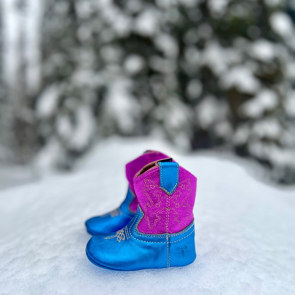 Handmade Leather Baby Boots (sizes from 3 to 9 Months)